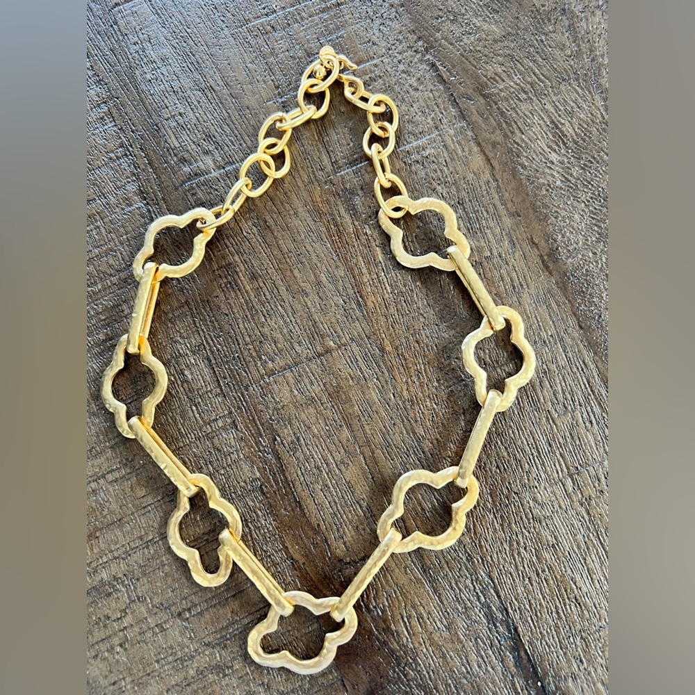 NEW Lenox Gold Statement Necklace